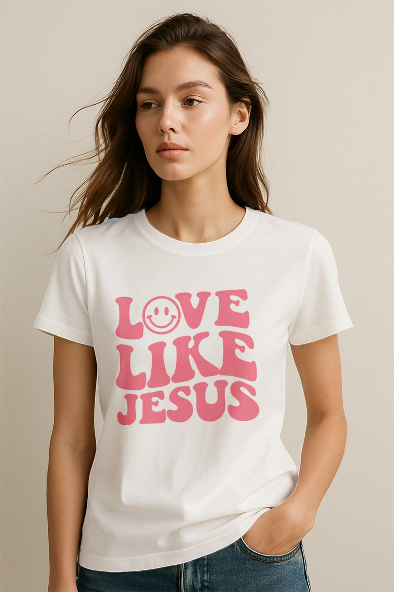 Jesus Loves Me Christians Cotton T-Shirt XII