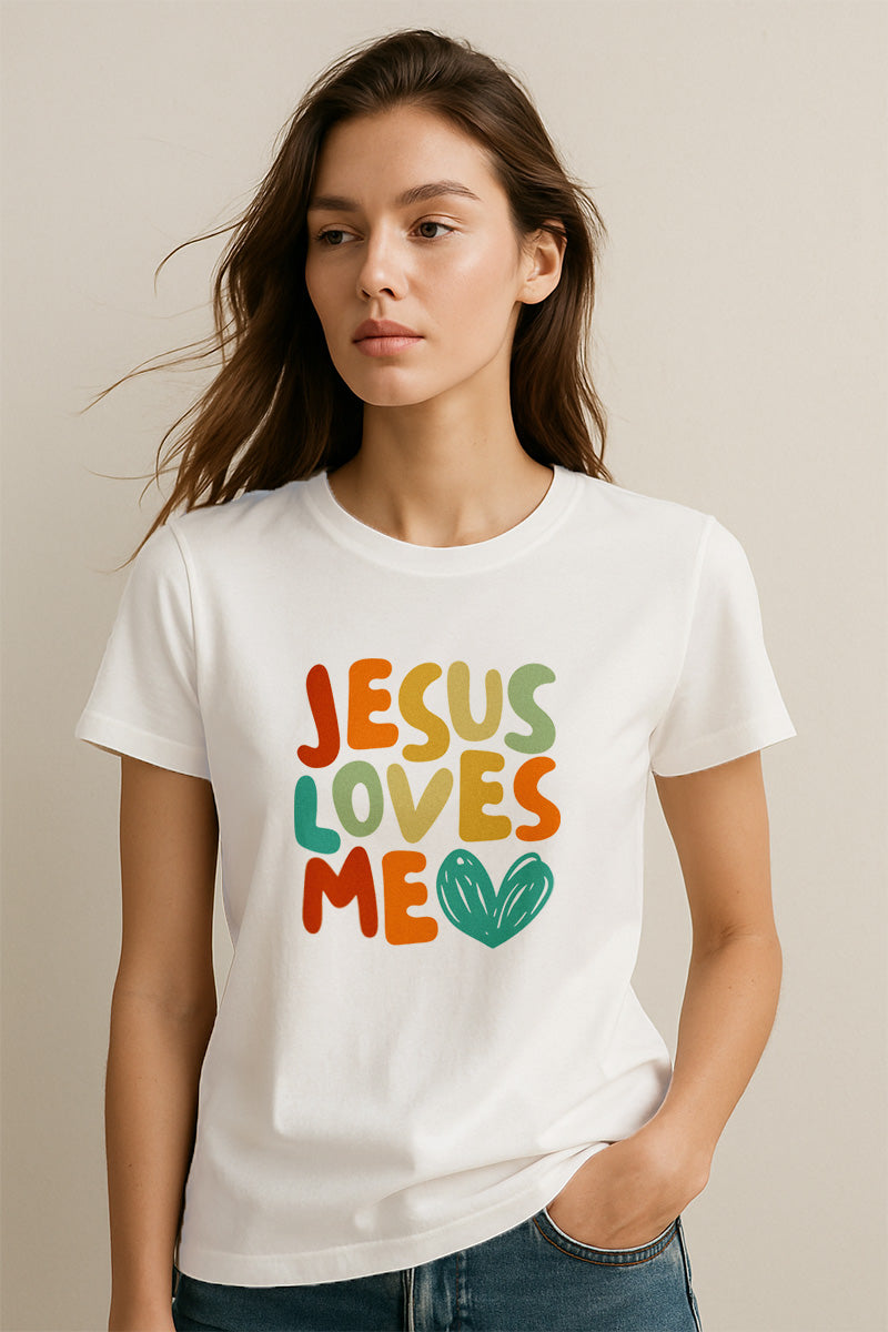 Jesus Loves Me Christians Cotton T-Shirt I