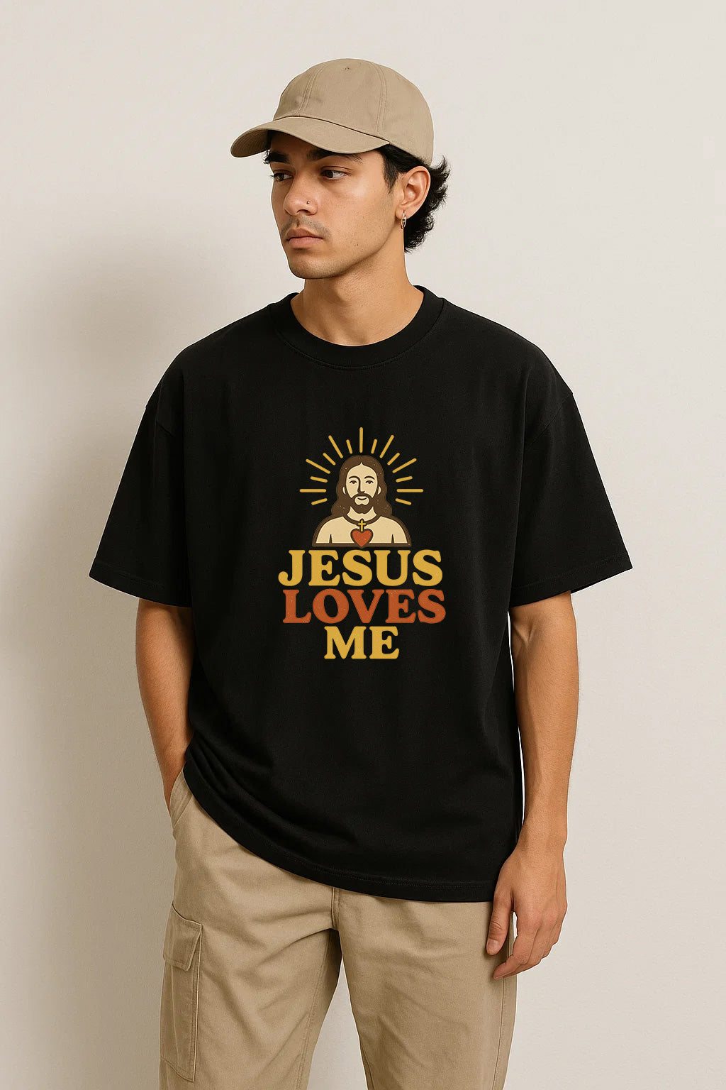 Jesus Loves Me Christians Cotton T-Shirt VII