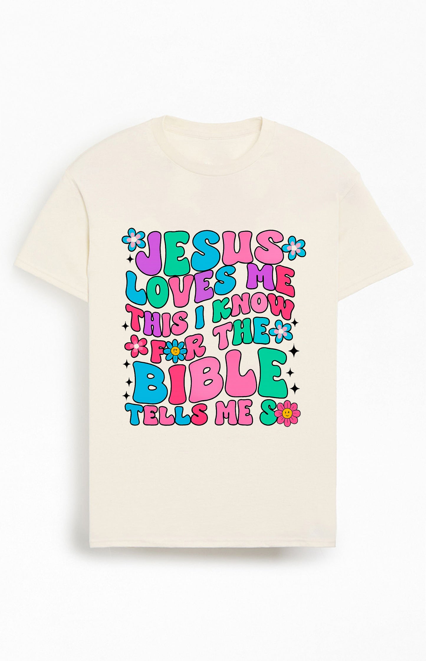 Jesus Loves Me Christians Cotton T-Shirt X