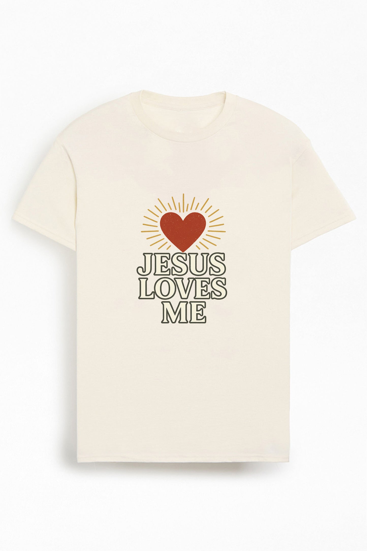 Jesus Loves Me Christians Cotton T-Shirt III