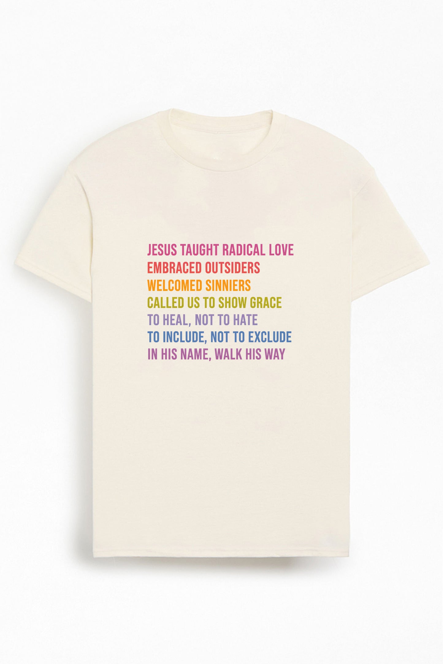 Jesus Loves You Christians Cotton T-Shirt VIII
