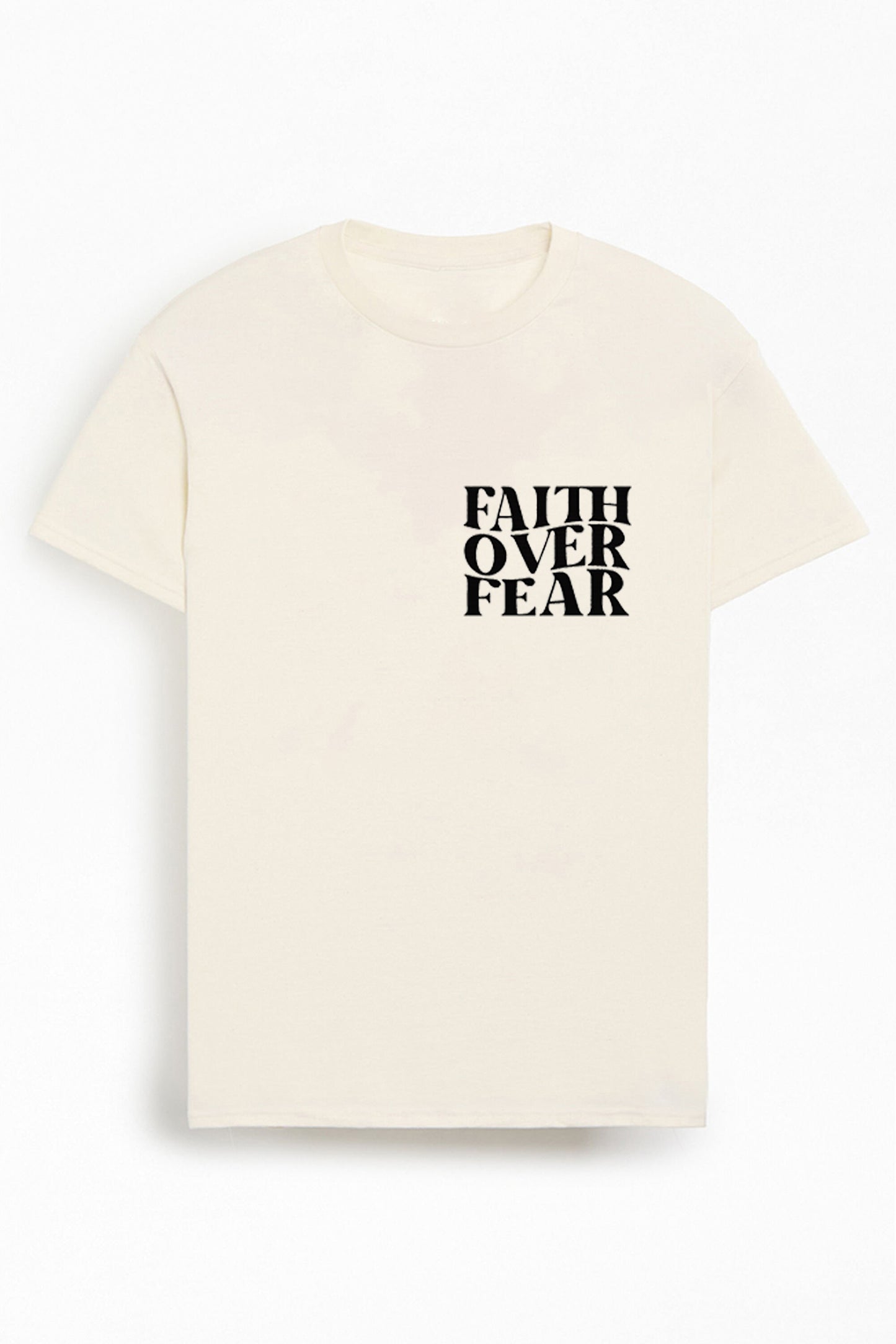 Faith Over Fear Classic Cotton Christian T-Shirt