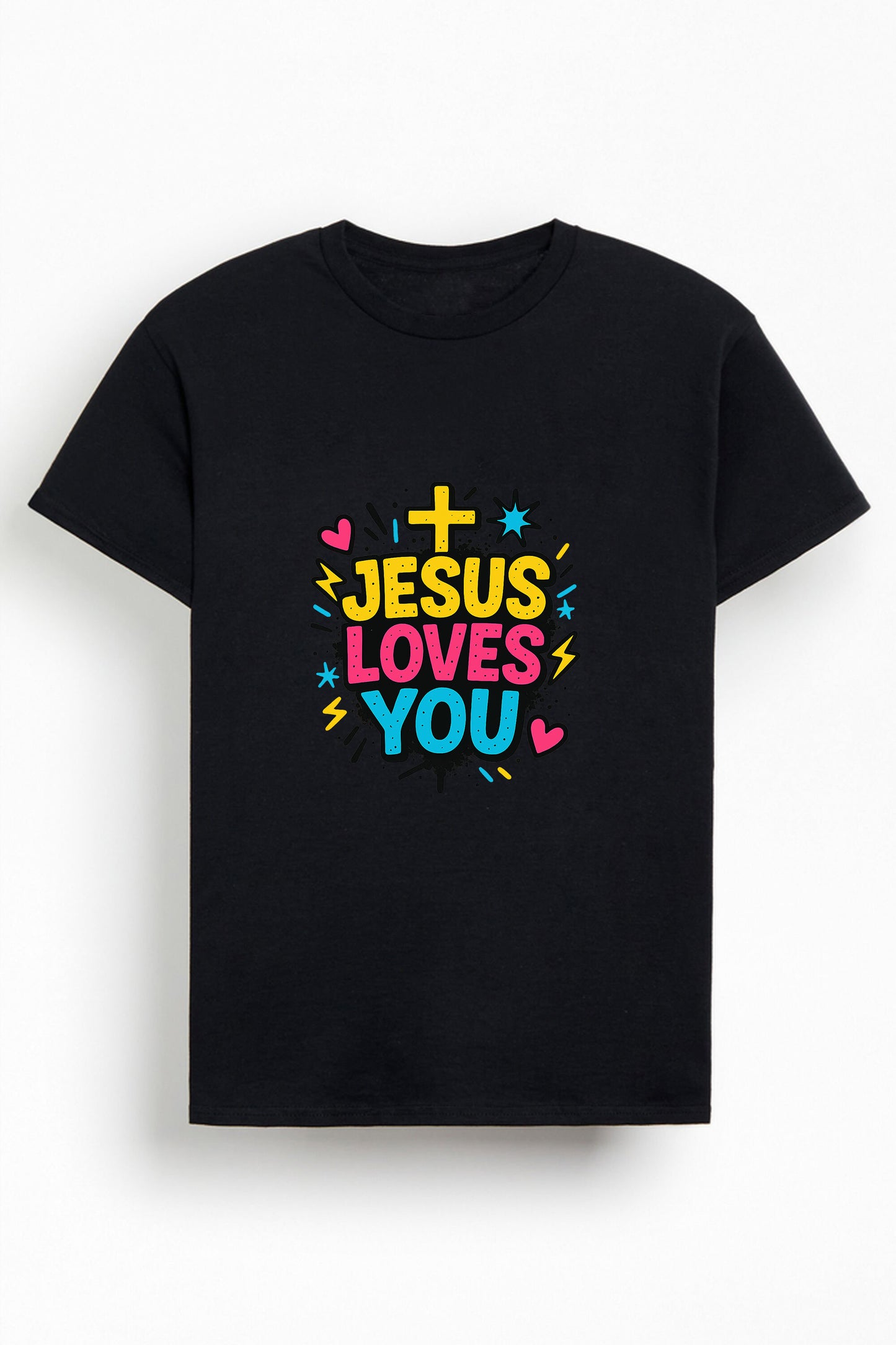 Jesus Loves You Christians Cotton T-Shirt XI