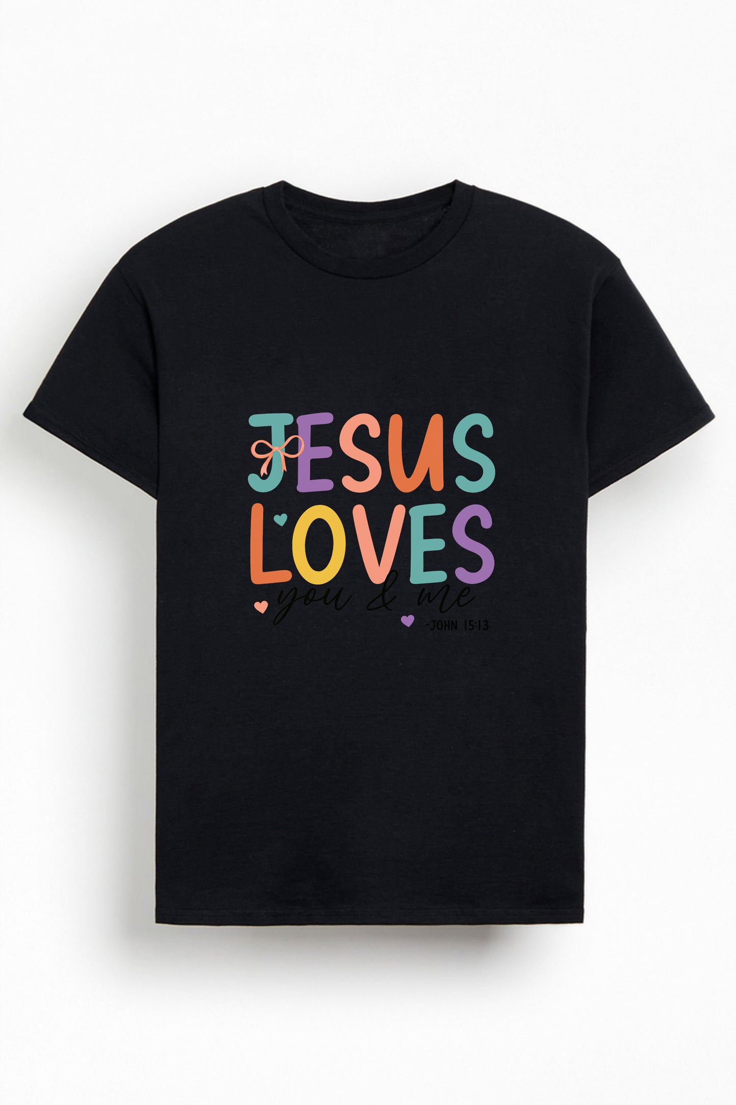 Jesus Loves You Christians Cotton T-Shirt IX