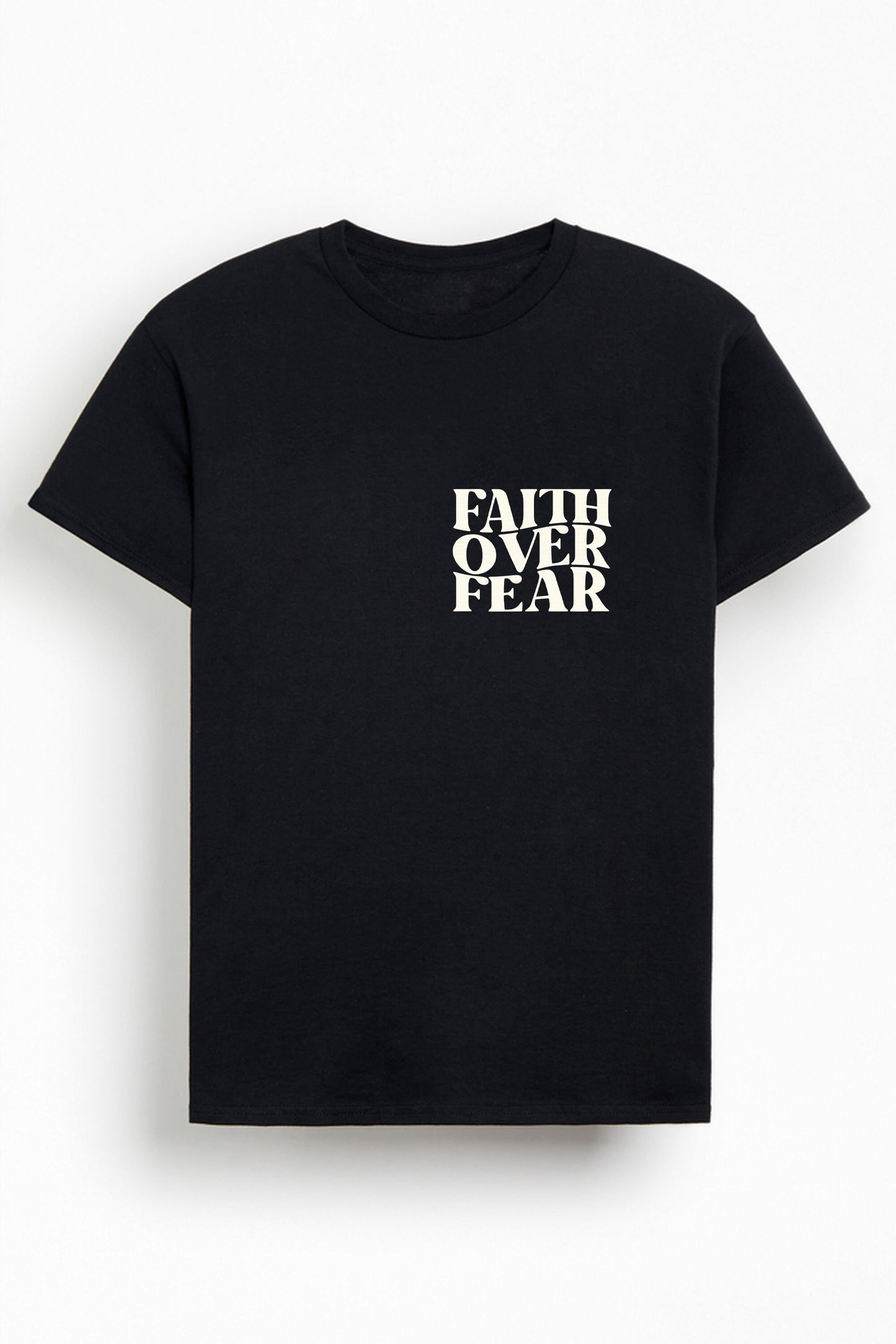 Faith Over Fear Classic Cotton Christian T-Shirt