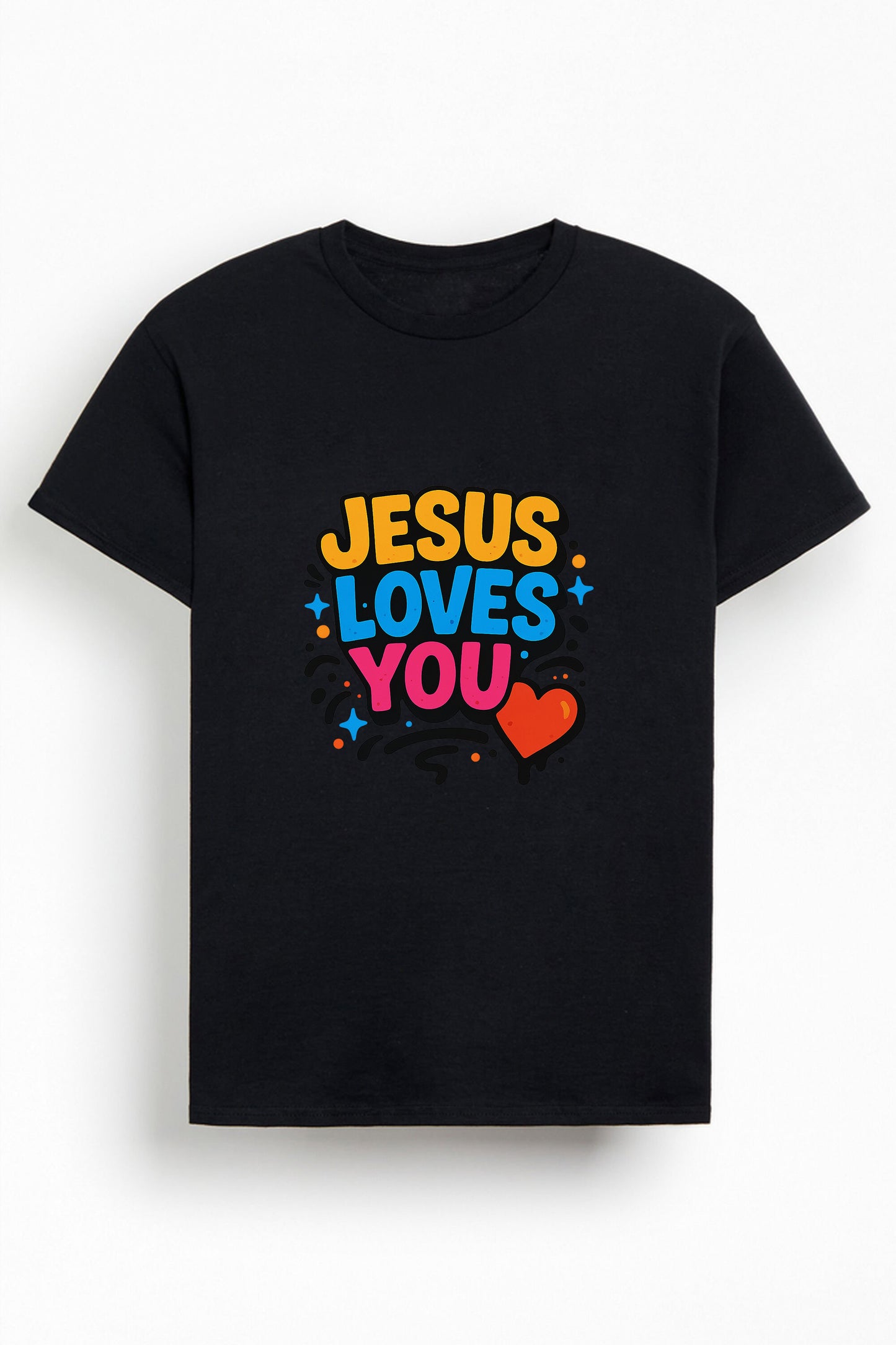 Jesus Loves You Christians Cotton T-Shirt XII