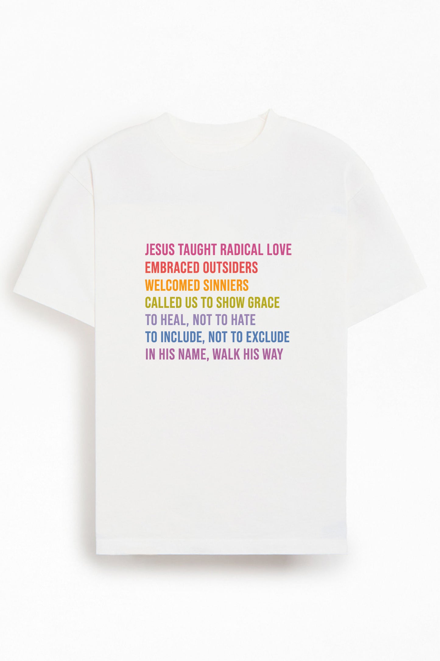 Jesus Loves You Christians Cotton T-Shirt VIII