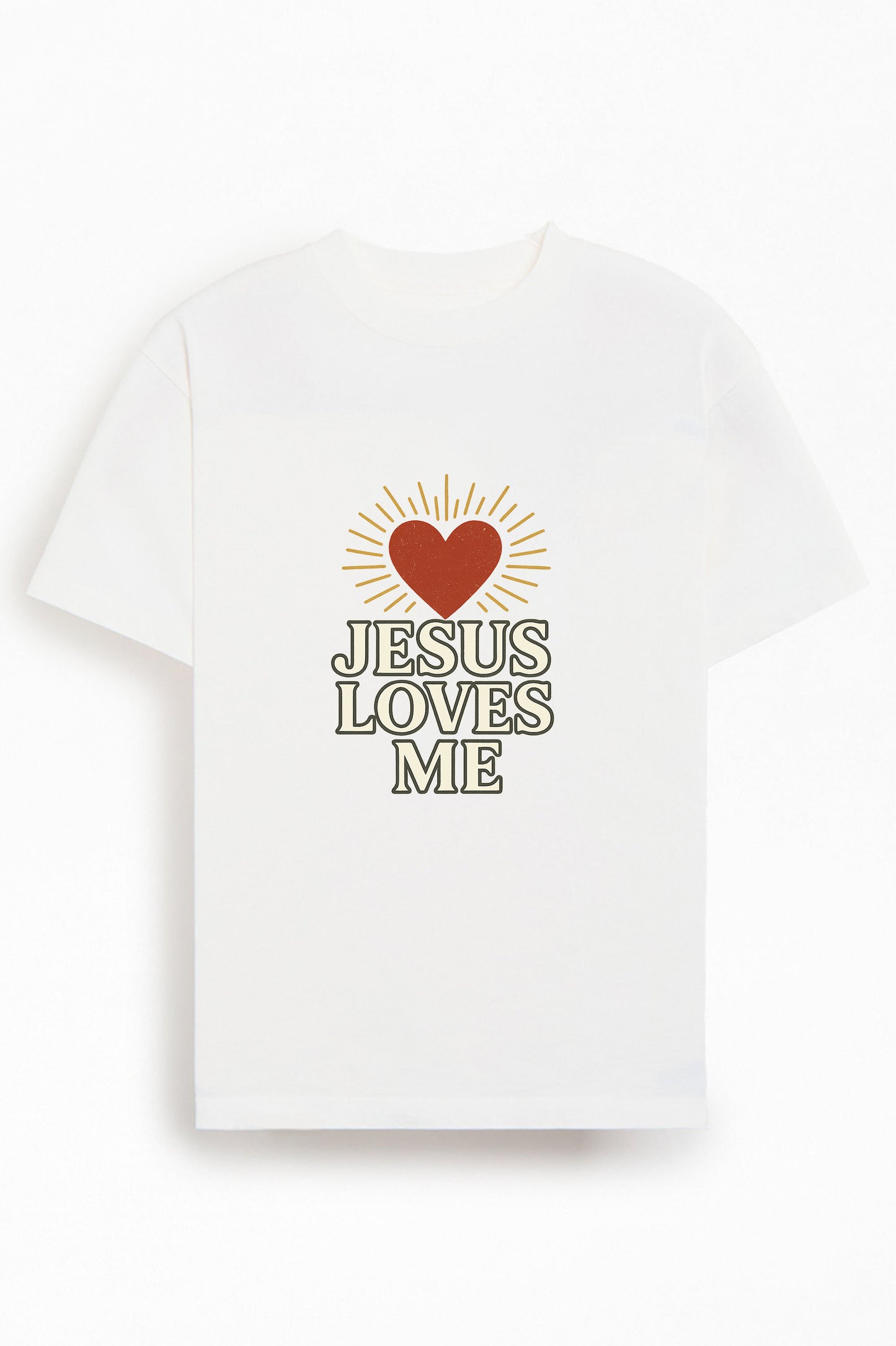 Jesus Loves Me Christians Cotton T-Shirt III
