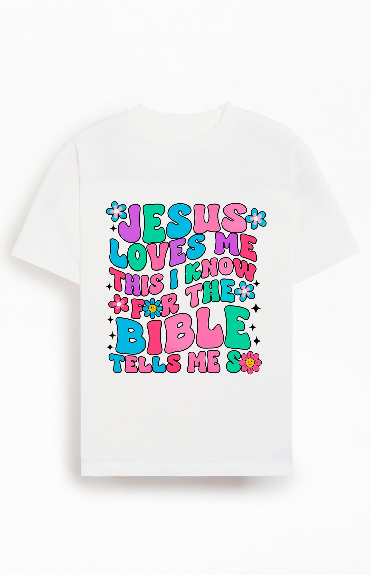 Jesus Loves Me Christians Cotton T-Shirt X