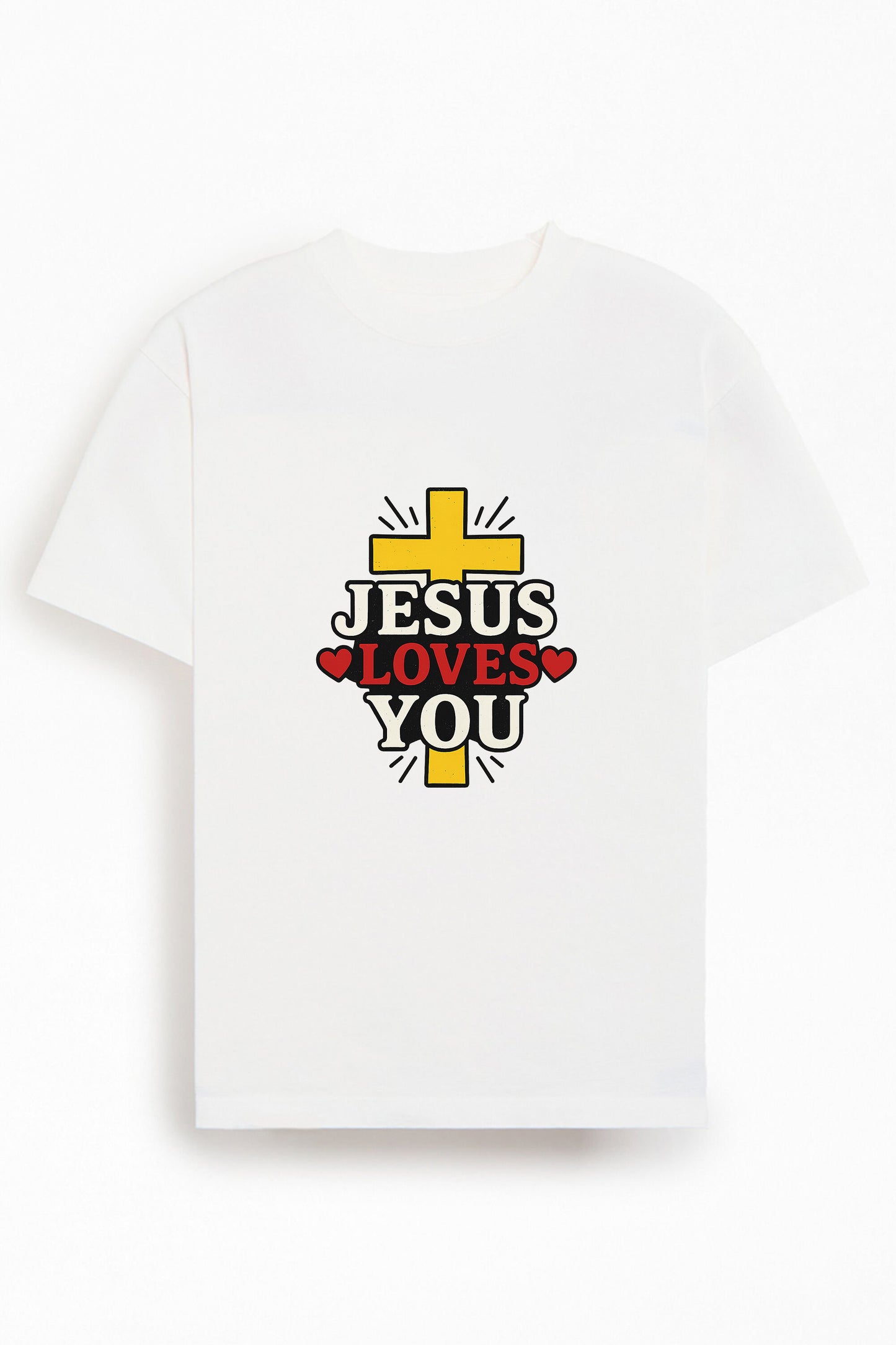Jesus Loves You Christians Cotton T-Shirt I