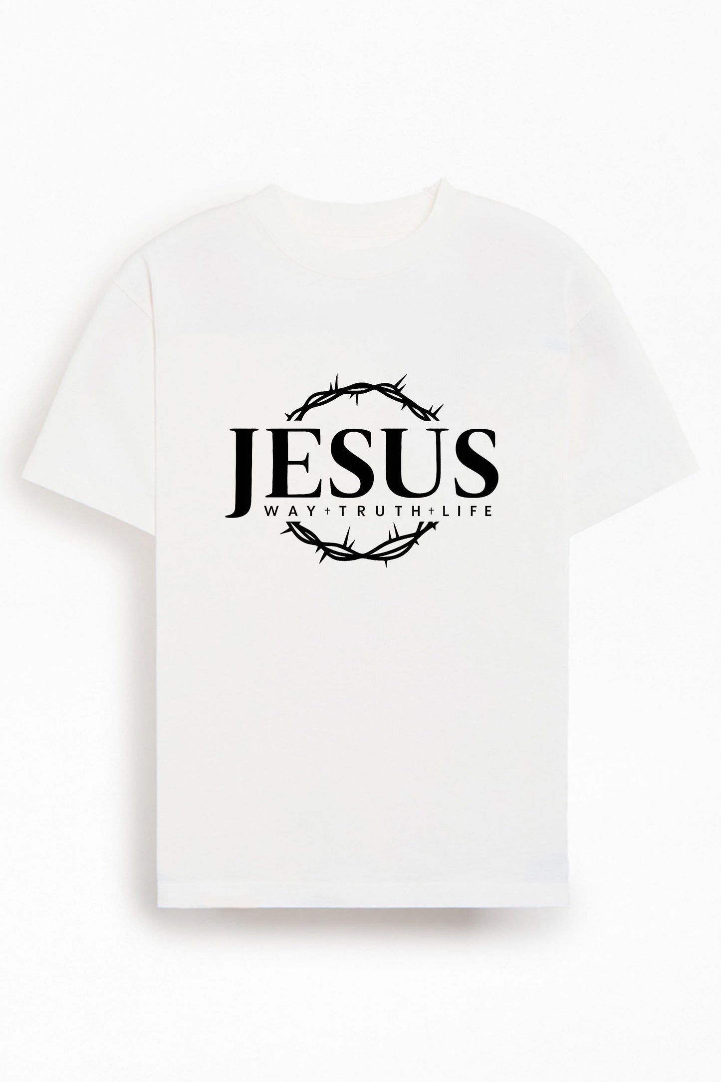 Jesus Way Truth Life Christian Shirt for Men