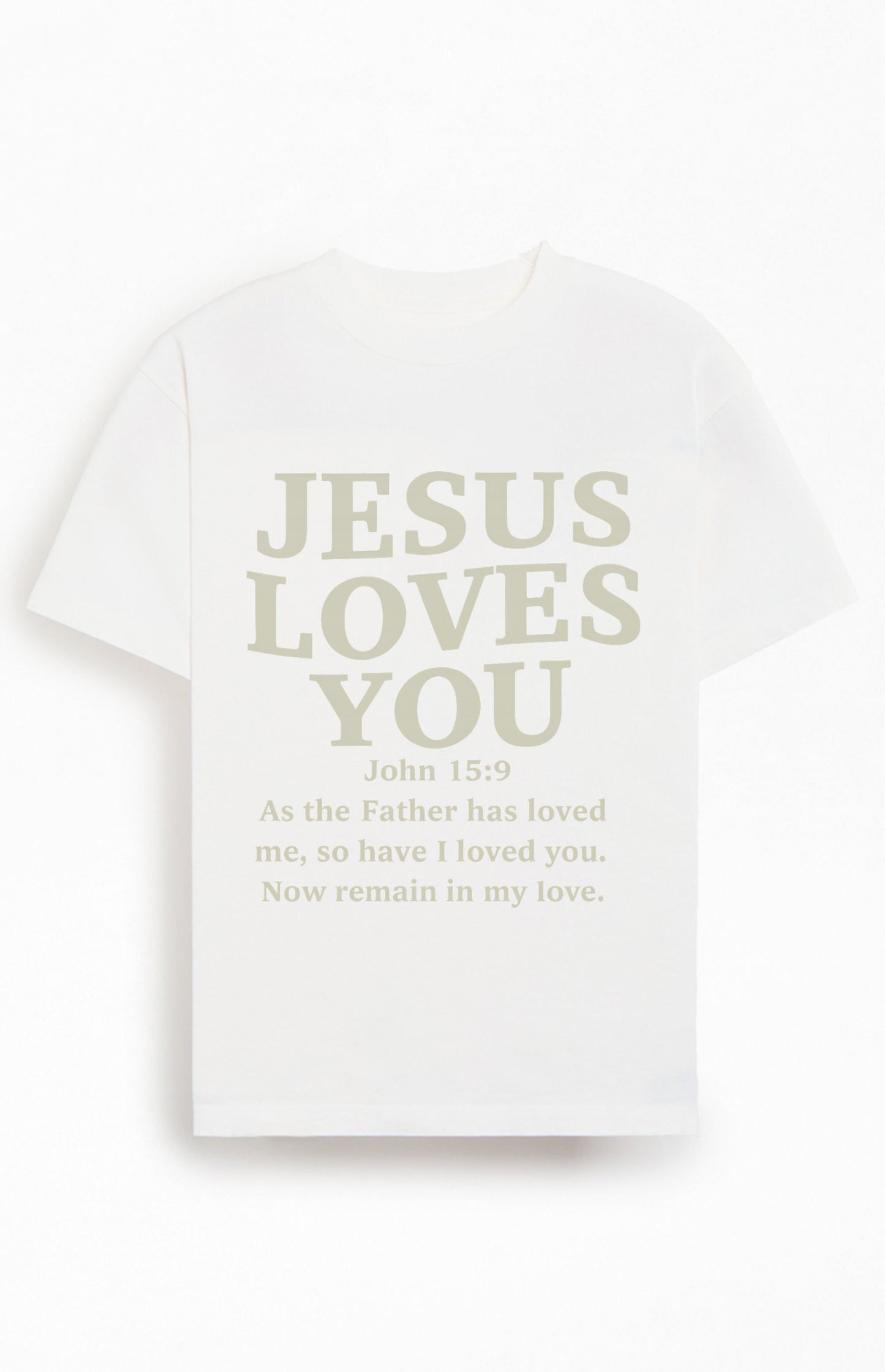 Jesus Loves You Christians Cotton T-Shirt IV