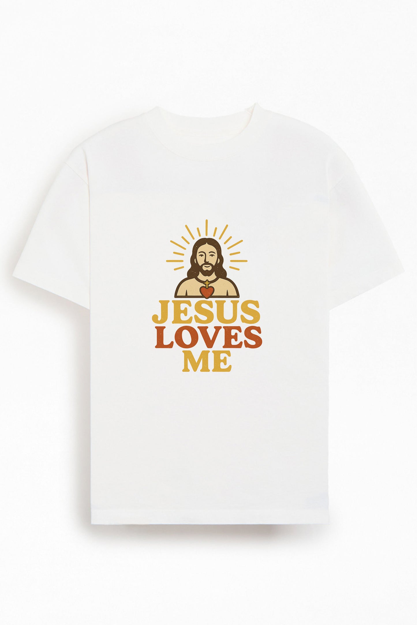 Jesus Loves Me Christians Cotton T-Shirt VII