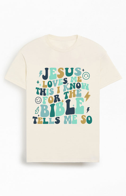 Jesus Loves Me Christians Cotton T-Shirt IX
