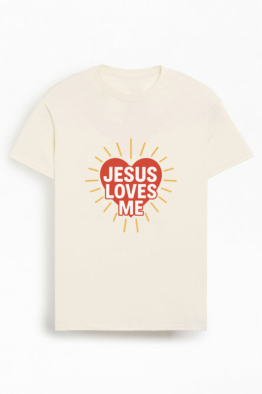 Jesus Loves Me Christians Cotton T-Shirt IV