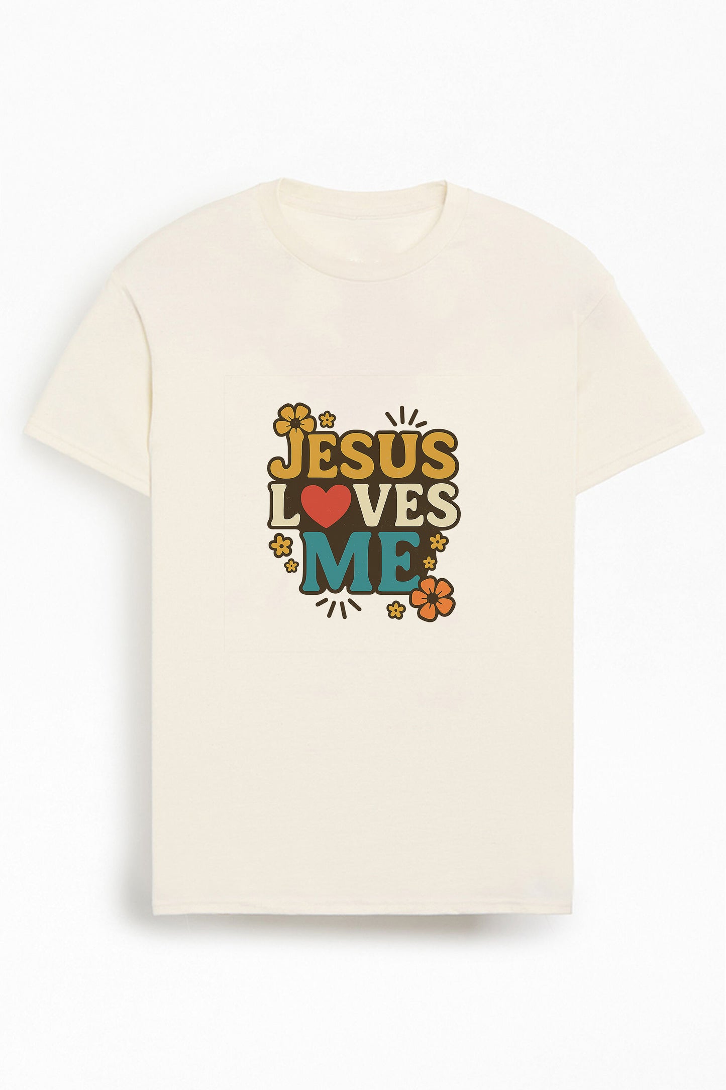 Jesus Loves Me Christians Cotton T-Shirt VI