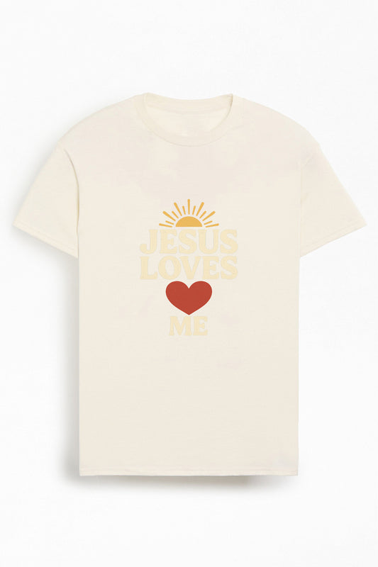 Jesus Loves Me Christians Cotton T-Shirt II