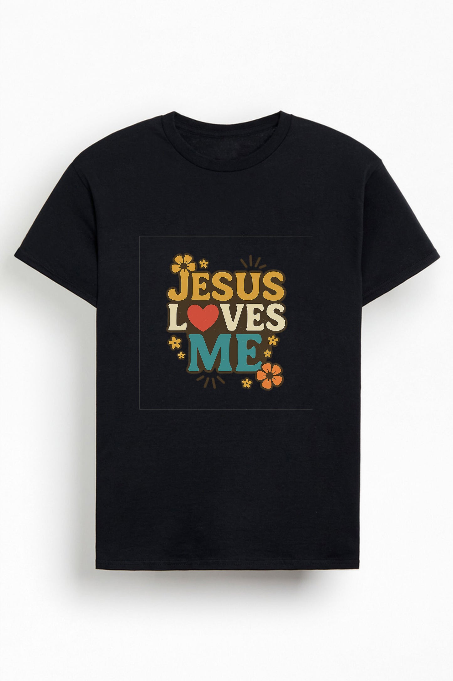 Jesus Loves Me Christians Cotton T-Shirt VI
