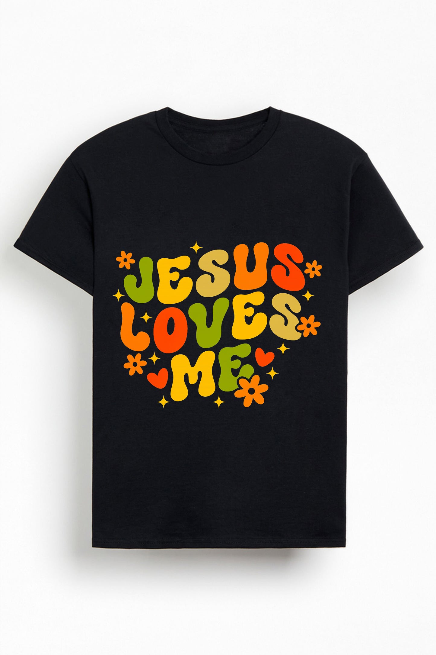 Jesus Loves Me Christians Cotton T-Shirt XI
