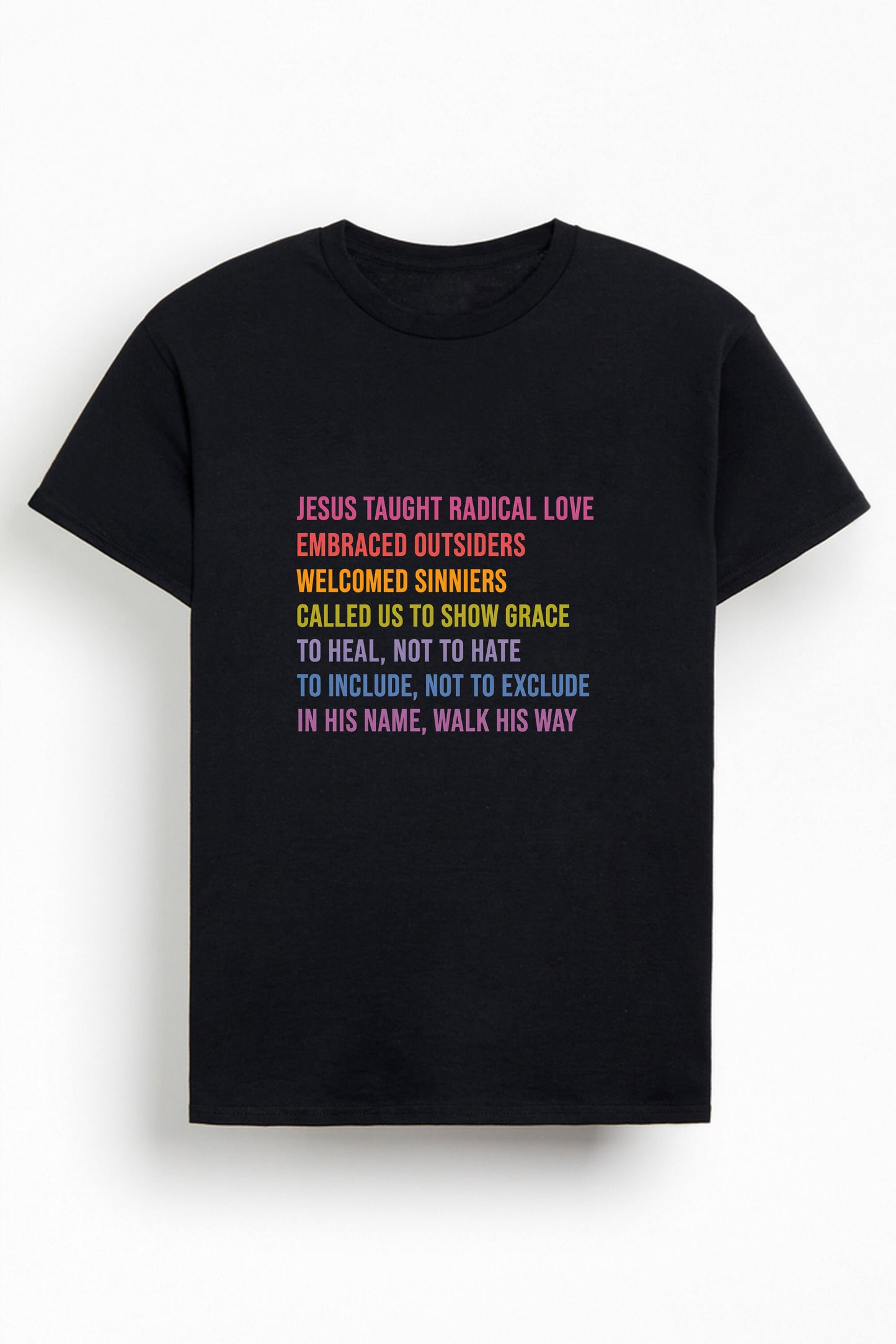 Jesus Loves You Christians Cotton T-Shirt VIII